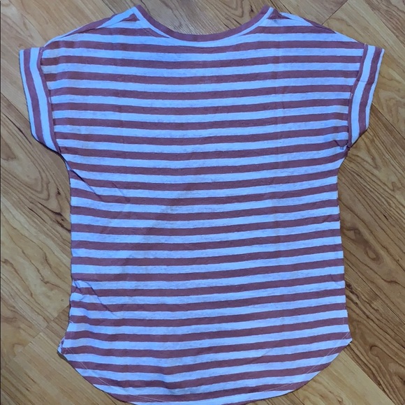 Pink Striped Tee - Picture 2 of 3